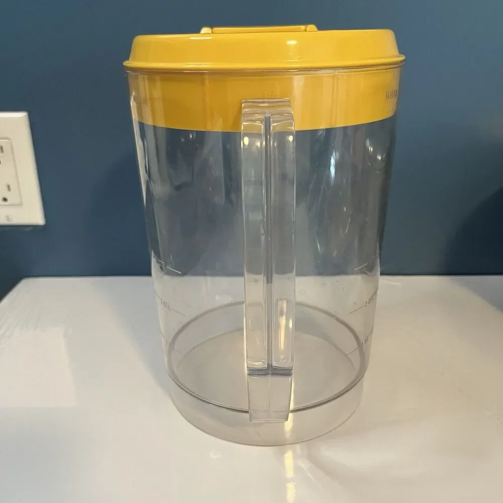 Mr Coffee Iced Tea Maker TM3.5 Replacement Pitcher Yellow Lid 3 Quart Plastic
